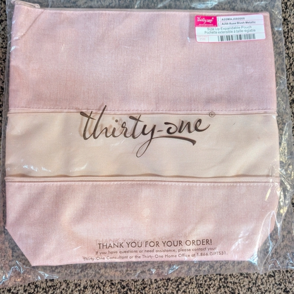 Thirty-One Pink Tote Bag